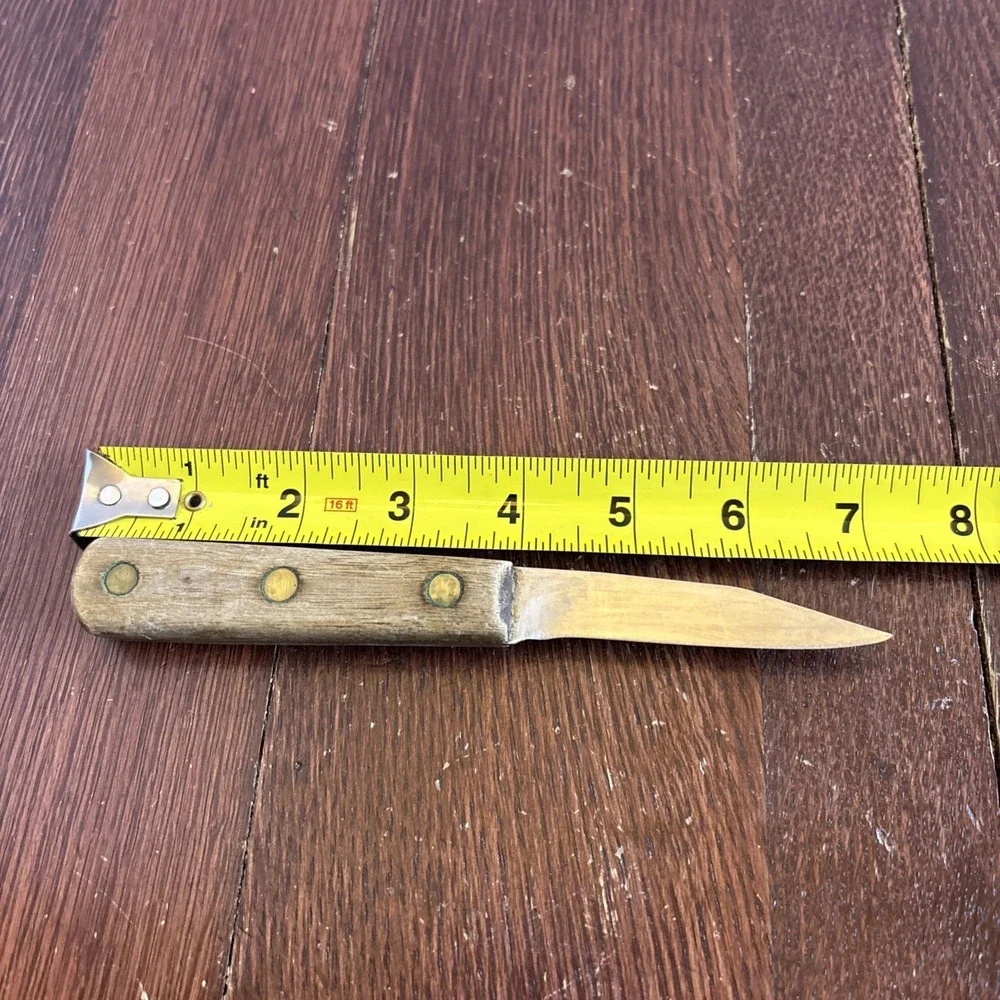 Vintage 100S Chicago Cutlery‎ paring parer knife wood handle classic